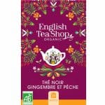 Thé noir Gingembre et Pêche bio 20 sachets plats