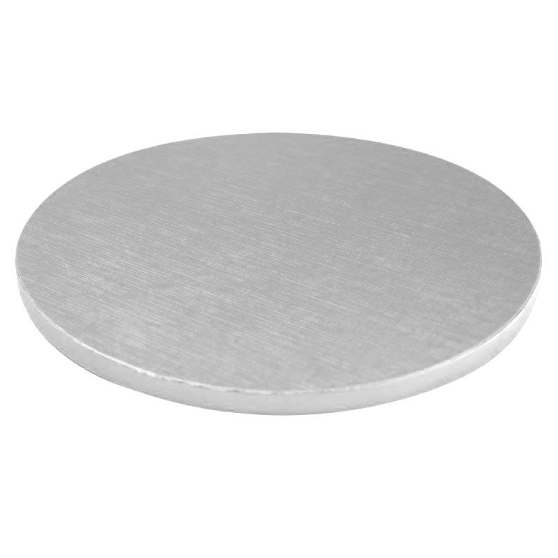 cake-drum-rond-argent-o-35-cm-patisdecor Cake drum rond argenté Ø 35 cm – Support gâteau rigide professionnel – Image 1