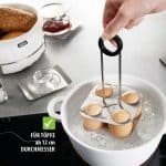 Support cuisson œufs brunch acier inoxydable – Image 3
