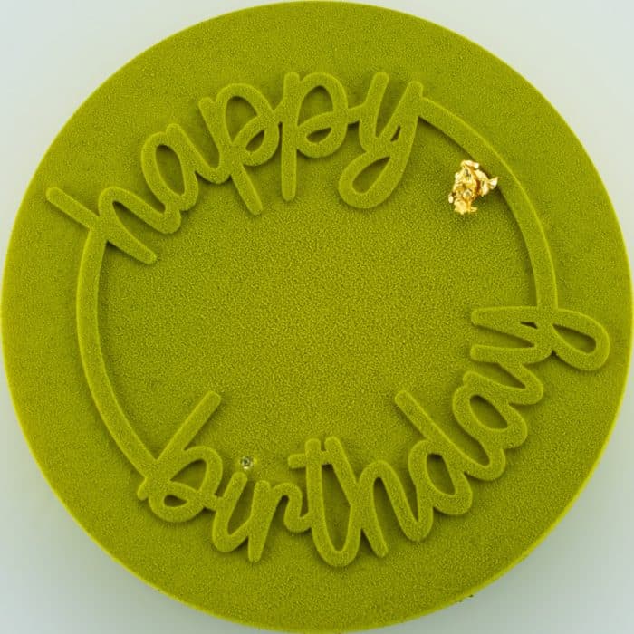 Moule silicone Happy Birthday Decor Ø 180 mm – Silikomart Professional – Image 4