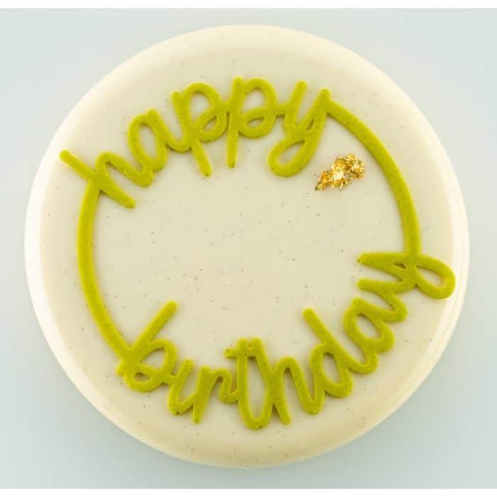 Moule silicone Happy Birthday Decor Ø 180 mm – Silikomart Professional – Image 3