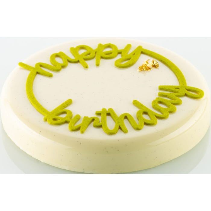 Moule silicone Happy Birthday Decor Ø 180 mm – Silikomart Professional – Image 2