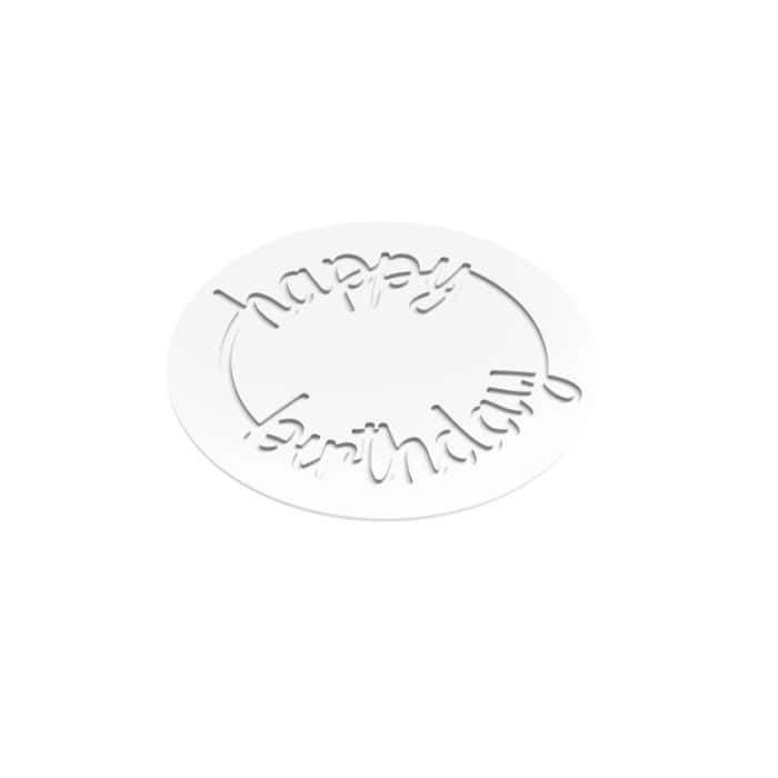 Moule silicone Happy Birthday Decor Ø 180 mm – Silikomart Professional – Image 6