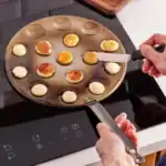 Poêle à Poffertjes & mini-blinis en acier MINERAL B