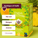 Thé vert BIO mangue ananas – 20 sachets – English Tea Shop