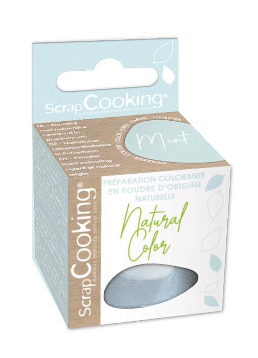 14319 (1) Colorant alimentaire en poudre d'origine naturelle - Mint – Image 1