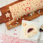 2 feuilles transfert pour bûche - Motif Noël – Image 3