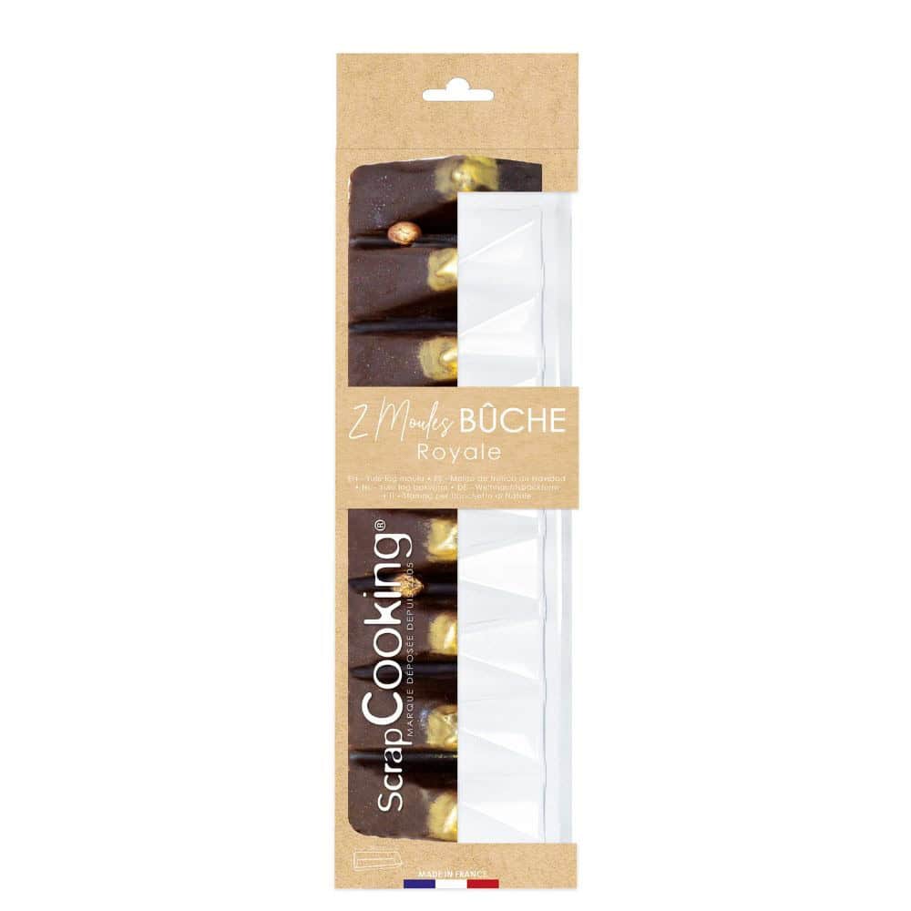 16890 Lot de 2 Moules bûche Royale 30cm – Image 1
