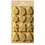 Moule silicone pour biscuits de Noël