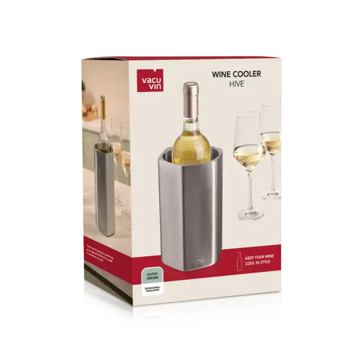 Seau à vin et champagne Hive en acier brossé – Image 2