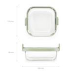 Plat en verre carré pour friteuse à air – Image 7