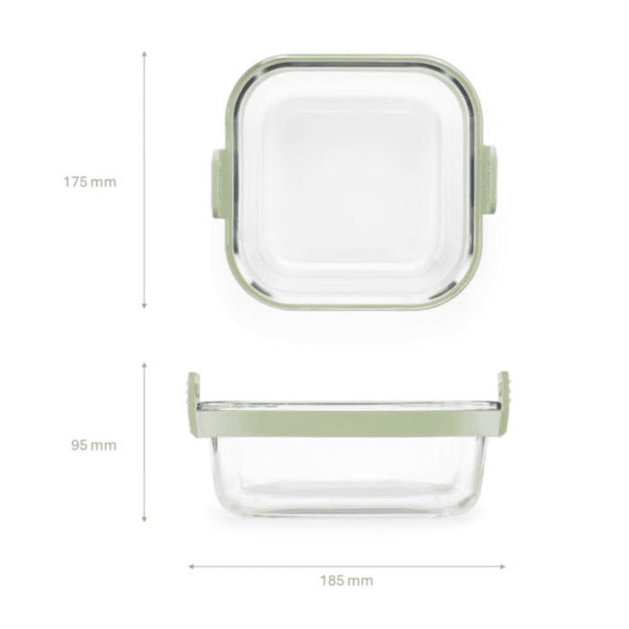 Plat en verre carré pour friteuse à air – Image 7