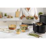 Plat en verre carré pour friteuse à air – Image 8
