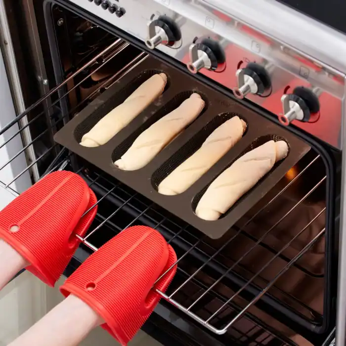 Manique  Pince De Cuisine Silicone Rouge – Image 6