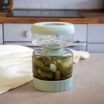 Bocal à Cornichons en Verre avec séparateur 750ml