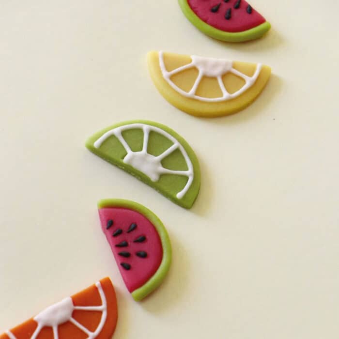 Décorations Tutti Frutti en pâte d’amande – Image 2