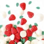 Décors sucrés tarte aux fraises meringuée 30g