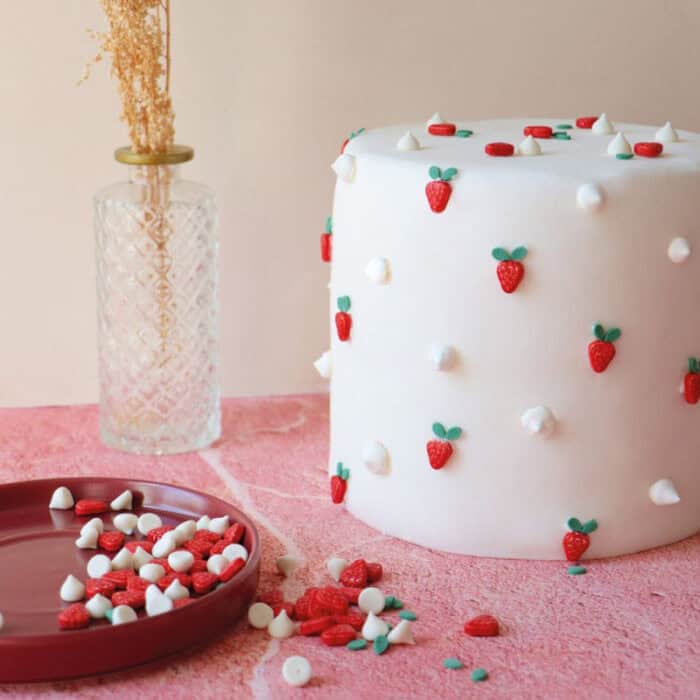 Décors sucrés tarte aux fraises meringuée 30g – Image 3